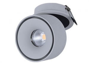 WB0712B-18B-12W 18W Foco led cob techo empotrable ajustable 360 ​​grados de interior Blanco