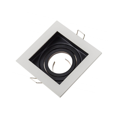 WM0303 Square recessed gu10 mr16 fixtures fittings socket bracket light holders