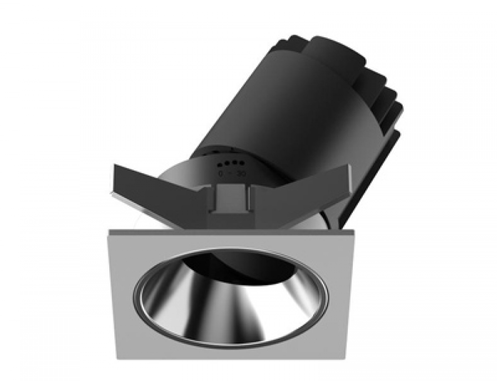 12W Cree adjustable recessed square Led modular spotlight WSX02F12S