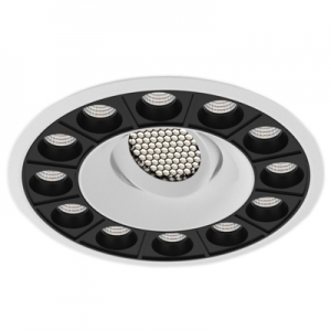 Circular Laser Blade linear recessed spot down light wall washer WFL14B inner honeycomb spotlight