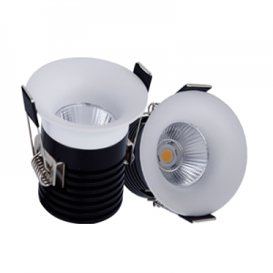 Deep glare ceiling recessed round fixed Hero curve spotlight downlight thin trim WB02 China led commercial lighting fixture manufacturer