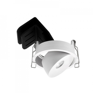 Single round Philips LED built-in dimmable adjustable Lollo downlights 12W ceiling embedded wall washer spot lights recessed spot down light fixtures white colour china Welllux lighting factory