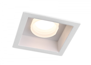 6W 12W 18W Osram SMD modern minimalist indoor square aluminum recessed retrofit downlight sealed white frosted acrylic lens cover white trim for hotel villa room flanged spot down light Welllux 1