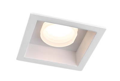 6W 12W 18W Osram SMD modern minimalist indoor square aluminum recessed retrofit downlight sealed white frosted acrylic lens cover white trim for hotel villa room flanged spot down light Welllux 1