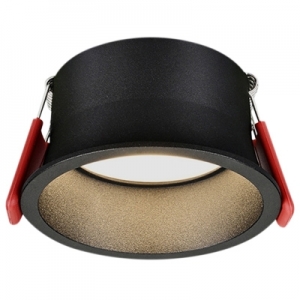 Black narrow minimal trim SMD osram led recessed downlight 60 degree round ceiling spotlight indoor mini spot down light no flickering wide angle spot light fixture aluminum 0-10V Dali dimming