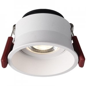 angle adjustable deep anti-glare tiltable trim ceiling spot lights round LED COB recessed hotel downlight simple tilted 45° sloped ceilings wall washer recessed lighting kits China lighting factory