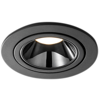 Round led downlight ceiling recessed reflector COB wall washer spot ...