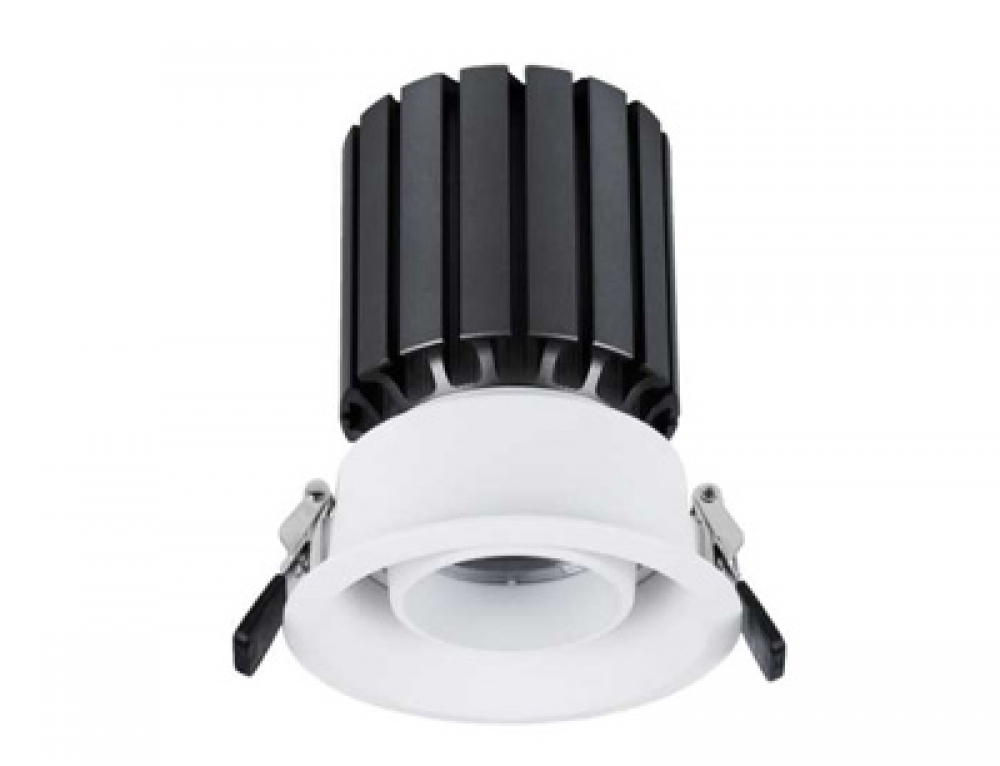 Adjustable round ceiling lamp built-in tilting COB wall washer spot down lights