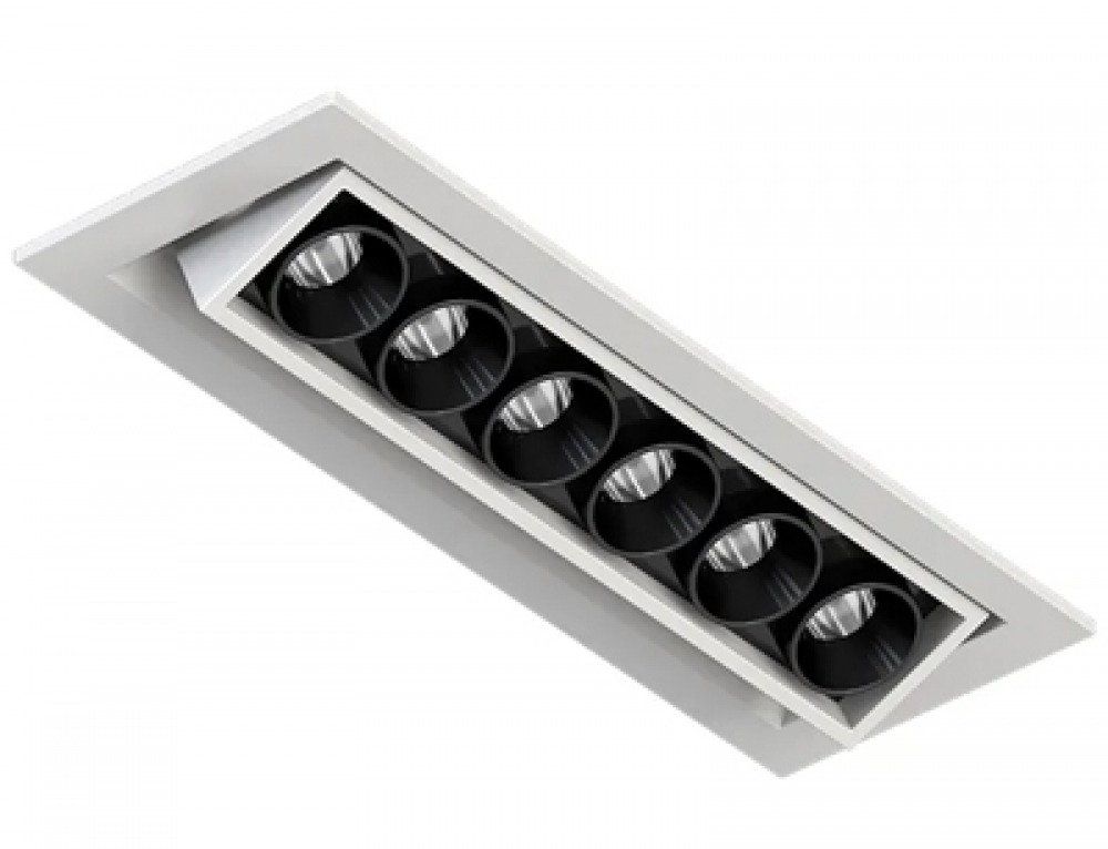 OSRAM 6 heads Led linear laser blade Recessed adjustable spot down lights