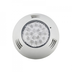 9W 12W 15W 18W 24W LED swimming pool light wall mounted IP68 DC12V plastic underwater in water waterproof RGB surface pool light ABS