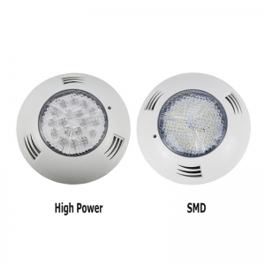 9W 12W 15W 18W 24W LED swimming pool light wall mounted IP68 DC12V plastic underwater in water waterproof RGB surface pool light ABS SMD and High Power -2