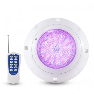 Full PC waterproof swimming pool light IP68 LED SMD multi-color colorful Remote Controller ABS Plastic Underwater Submersible Surface Wall Mounted Pond Spa Pool Lamps-1