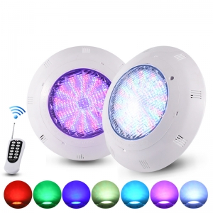Full PC waterproof swimming pool light IP68 LED SMD multi-color colorful Remote Controller ABS Plastic Underwater Submersible Surface Wall Mounted Pond Spa Pool Lamps-2