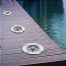 High power underground deck inground buried ground light waterproof recessed Outdoor Floor Spotlight Garden Lights