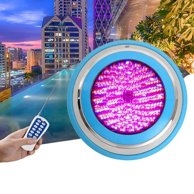 IP68 SMD LED underwater swimming pool light remote RGB color changing Stainless Steel surface wall mounted pool lamp