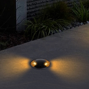 LED Waterproof IP65 Round recessed inground deck Underground Landscape Buried Light 3W 5W 6W 7W 9W 12W 15W COB Outdoor Garden Floor Step Lamp Aluminum Black Mini ground deck light 
