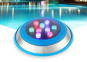 Remote high power RGB color changing Waterproof Wall Mounted Pool Lamp IP68 Stainless Steel LED Pool Lights-Welllux