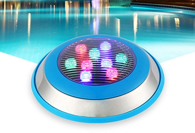 Remote high power RGB color changing Waterproof Wall Mounted Pool Lamp IP68 Stainless Steel LED Pool Lights-Welllux