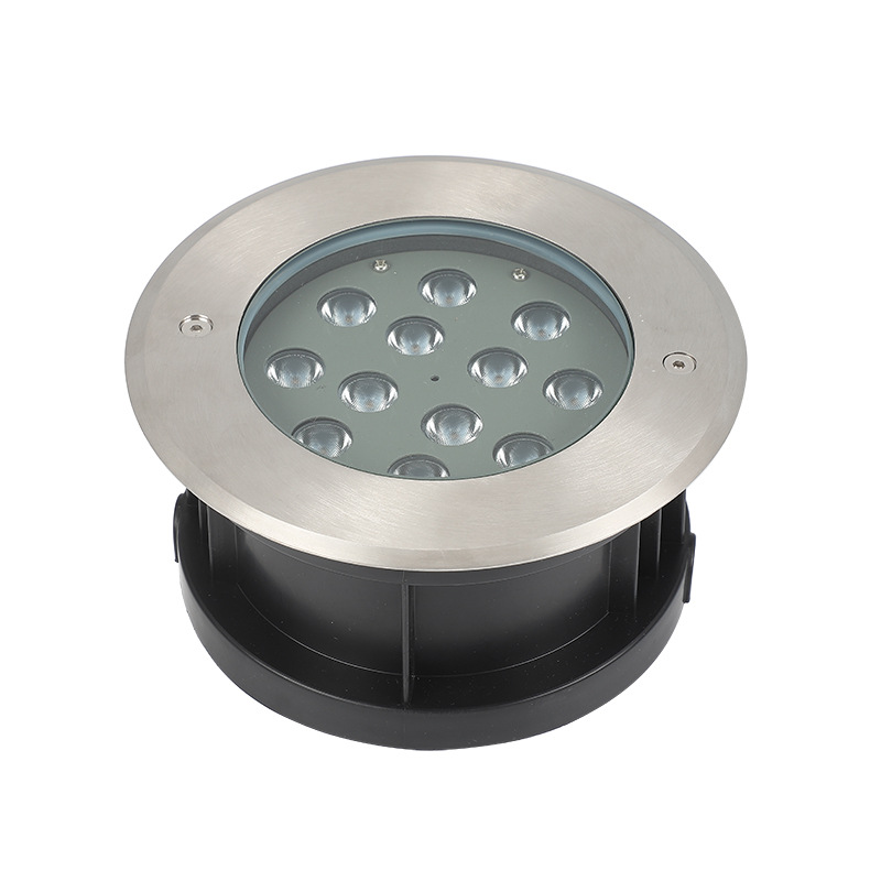 Spot LED RGB extérieur encastrable sol 12W 12V IP67