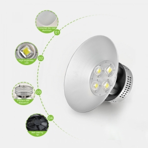 Hanging Classic LED High Bay Light IP65 100W 150W 200W 300W 400W Waterproof Aluminum Supermall Warehouse Manufacturer Gymnasium Mall Garage Workshop Industrial highbay lights -4