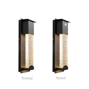 LED wall light crystal bubble glass PIR motion sensor IP65 waterproof Outdoor Indoor wall lamp garden villa light fixture aluminum Welllux made in china-5