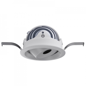 Pinhole slimline adjustable interior round trim COB LED downlight Hotel Project recessed ceiling spotlight Die-cast aluminium Eye protection dimming tilt Class wall washer spot down light