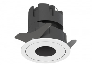 IP65 Round Fixed Recessed Pot Light Pinhole Accent Downlight Focus Spotlight Embedded Soffit Spot Lamp Anti-glare Aluminum Reflector Honeycomb Built-In Waterproof Ceiling Spot Down Light