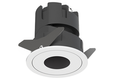 IP65 Round Fixed Recessed Pot Light Pinhole Accent Downlight Focus Spotlight Embedded Soffit Spot Lamp Anti-glare Aluminum Reflector Honeycomb Built-In Waterproof Ceiling Spot Down Light