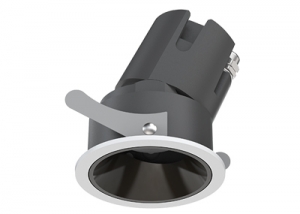 Waterproof IP65 Spot Down Light Recessed Ceiling Light Fixtures Mini Trim Round Honeycomb Waterproofed Dust-proof Rainproof Adjustable Soffit & Eaves Pot Light Built-in Modular Downlight Spotlight