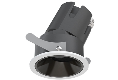 Waterproof IP65 Spot Down Light Recessed Ceiling Light Fixtures Mini Trim Round Honeycomb Waterproofed Dust-proof Rainproof Adjustable Soffit & Eaves Pot Light Built-in Modular Downlight Spotlight