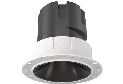IP65 Circular Trimless Rimless Frameless Gimbal LED Spot Ceiling Spotlight Downlight Waterproof Honeycomb Antiglare Recessed Soffit Spot Light