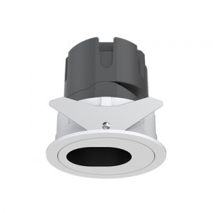 IP65 Oval Pinhole Round Recessed Pot Light Accent Downlight Focus Spotlight Soffit Spot Lamp Anti-glare Honeycomb Aluminum Reflector Embedded Built-In Waterproof Fixed Ceiling Spot Down Light