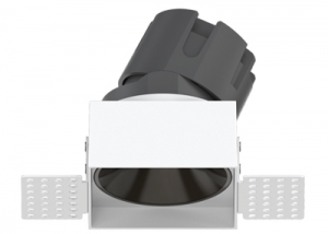 IP65 Square Trimless Rimless Frameless Gimbal Adjustable & Fixed Led Spotlight Downlight Waterproof Honeycomb Anti-glare Wall Washer Spot Lights