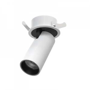 Recessed Flush Retractable Stretchable Round Adjustable Dimming Ceiling Downlight Spotlight Directional Cylinder 355° Rotation Honeycomb Anti-Glare Aluminum Spot Down Light