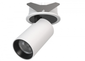 Recessed Flush Retractable Stretchable Round Adjustable Dimming Ceiling Downlight Spotlight Directional Cylinder 355° Rotation Honeycomb Anti-Glare Aluminum Spot Down Lights