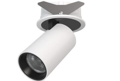 Recessed Flush Retractable Stretchable Round Adjustable Dimming Ceiling Downlight Spotlight Directional Cylinder 355° Rotation Honeycomb Anti-Glare Aluminum Spot Down Lights