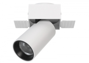 Retractable Trimless Square Spot PEEK Light Manoeuvrable Swivelling Spotlight Semi-Recessed Nordic Accent Ceiling Focus Light Rotatable Honeycomb Downlight Directional Cylinder Wall Washer Spot