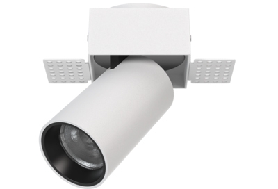 Retractable Trimless Square Spot PEEK Light Manoeuvrable Swivelling Spotlight Semi-Recessed Nordic Accent Ceiling Focus Light Rotatable Honeycomb Downlight Directional Cylinder Wall Washer Spot