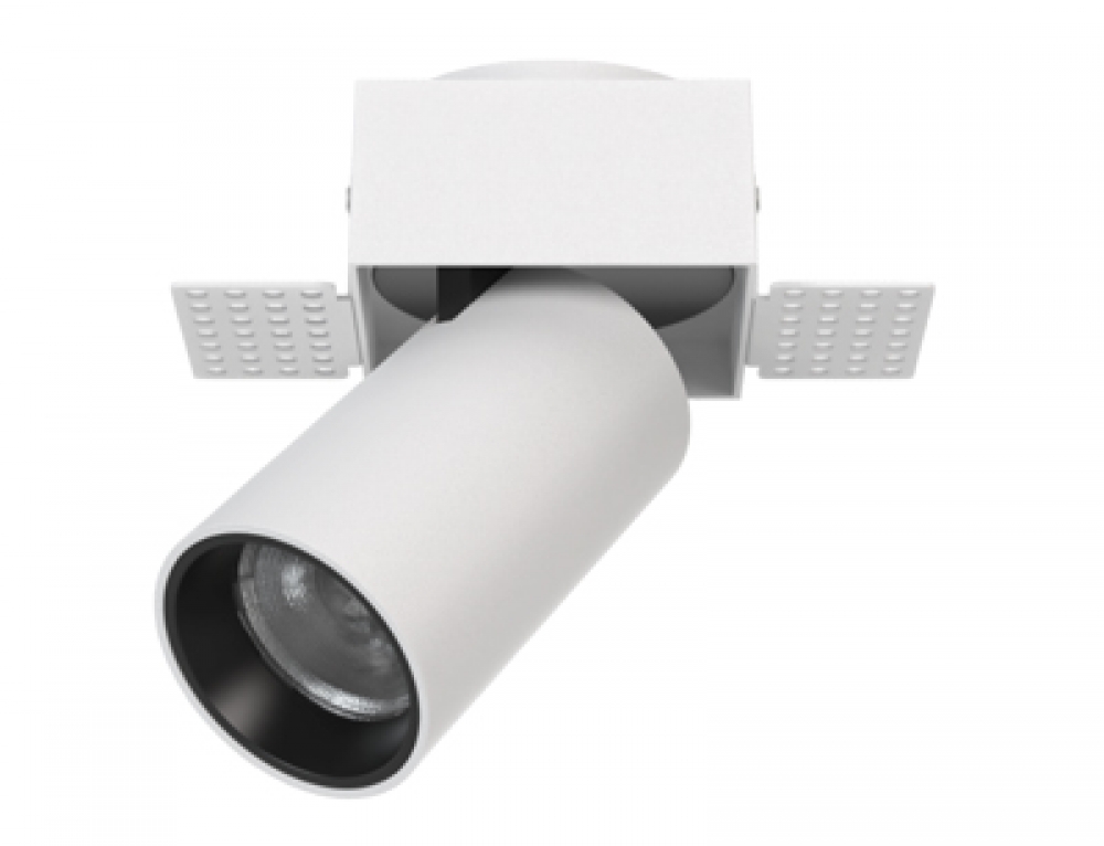 Retractable Trimless Square Spot PEEK Light Manoeuvrable Swivelling Spotlight