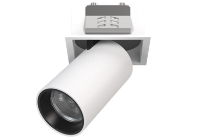 Semi-Recessed Stretchable Retractable Flush Led Single Spotlight Honeycomb Directional Cylinder 355° Rotatable Anti-Glare Dimmable Minimalist Adjustable Downlight Focus Light Spot Ceiling Lighting