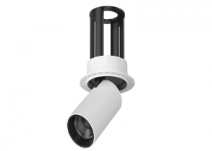 Stretch Up & Down Spotlight Trimless Round Retractable Telescope Accent Lighting Rimless Stretchable Directional Honeycomb Cylinder Adjustable Infinity Focus Pull Out Dim Shift Out & In Spot Down Light