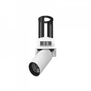 Stretchable Retractable Adjustable Tri-Colour Recessed Pull Out Directional Cylinder Square Spot Down Peek Light Ceiling Tube Spotlight Rotary Dim Honeycomb Triac Dali 0-10V CCT Selectable