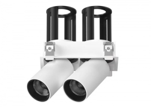 Stretchable Retractable Recessed Double In-Out Multiple Pull-Out Directional Square Downlight Telescopic Cylindric Tilt Tube Spotlight Honeycomb Swivel Triac Dali 0-10V Aluminum Spot Peek Lighting