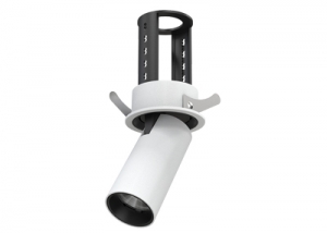 Stretchable Retractable Recessed Downlight Directional Cylinder Round Ceiling Tube Spotlight Telescopic Rotary Dimmable Folding Honeycomb Adjustable Anti-Glare Tilting Spot Down PEEK Focus Light