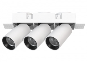 Trimless Triple Directional Retractable Cylinder Gimbal Frameless Dimmable Folding Adjustable Tube Ceiling Spot Down Light Rotate Anti-Glare Honeycomb Downlight Tiltable LED Spot PEEK Focus Light