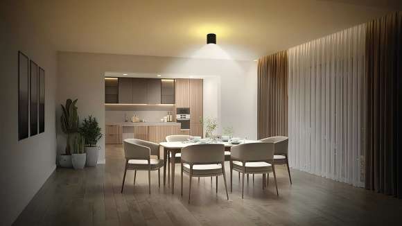 12W 20W 30W Scene Switch Up-Down & Tri-color LED Surface Spot Light For Home & Decoration Anti-Glare Surface Accent Ceiling Spot & Pin Light Fixed Aluminum Cylindrical Surface Mounted Spot Downlight-5