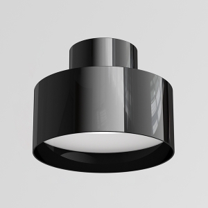 15W 20W LED Surface Mounted Scene Switch Up-Down LED Surface Accent Spot Down Light Round Home Decoration Anti-Glare Aluminum Surface Cylinder Ceiling Downlight Spotlight Pearl Black