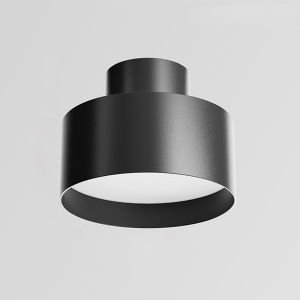 15W 20W LED Surface Mounted Scene Switch Up-Down LED Surface Accent Spot Down Light Round Home Decoration Anti-Glare Aluminum Surface Cylinder Ceiling Downlight Spotlight Sandy Black
