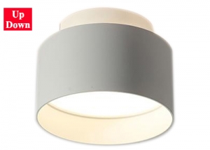 15W 20W LED Surface Mounted Spot Down Light Round Scene Switch Up-Down Tri-color LED Surface Accent Light Home Decoration Anti-Glare Aluminum Flush Mount Cylinder Ceiling Downlight Spotlight White