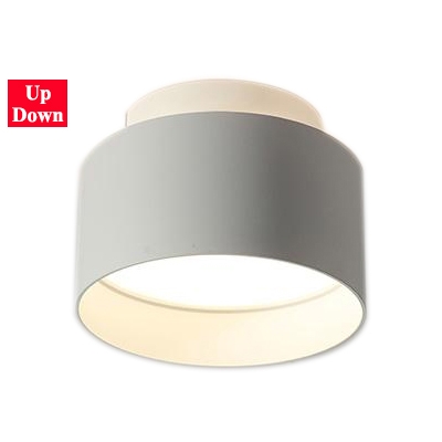 15W 20W LED Surface Mounted Spot Down Light Round Scene Switch Up-Down Tri-color LED Surface Accent Light Home Decoration Anti-Glare Aluminum Flush Mount Cylinder Ceiling Downlight Spotlight White